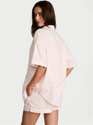 Pötikareli Kısa Pijama Takımı