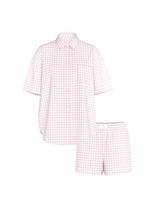 Pötikareli Kısa Pijama Takımı