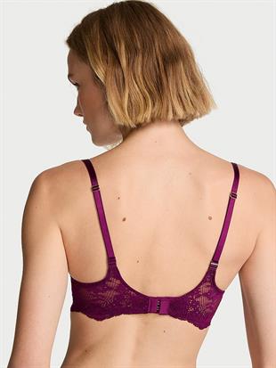 Pürüzsüz Dantelli Push-Up Sütyen