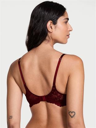 Pürüzsüz Dantelli Push-Up Sütyen