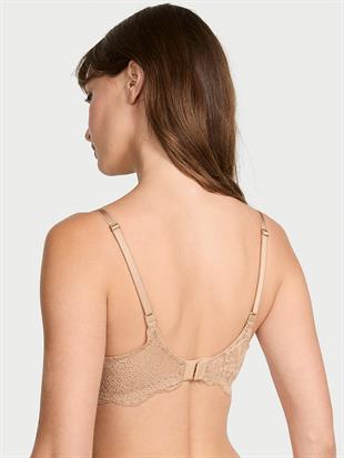 Pürüzsüz Dantelli Push-Up Sütyen