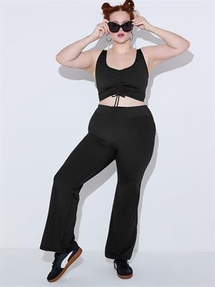 Relay Büzgülü Dekolteli Sporcu Sütyeni