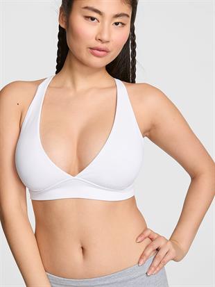 Relay Çapraz Bantlı ve Dekolteli Sporcu Sütyeni