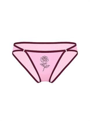 Romantik İşlemeli Cheeky Külot