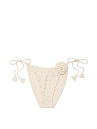 Rosette Işıltılı Askılı Cheeky Bikini Altı
