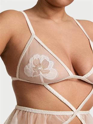 Şakayık İşlemeli Teddy