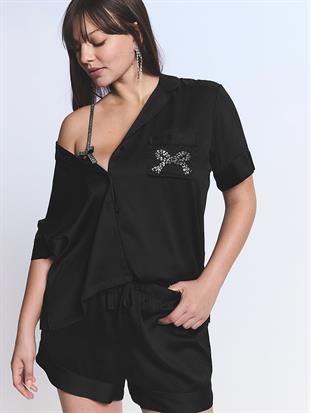 Saten Kısa Pijama Takımı