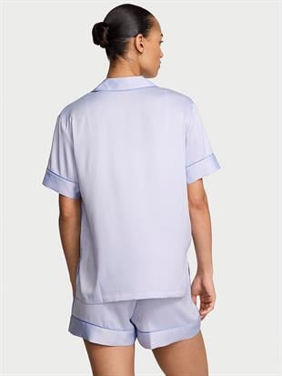 Saten Kısa Pijama Takımı