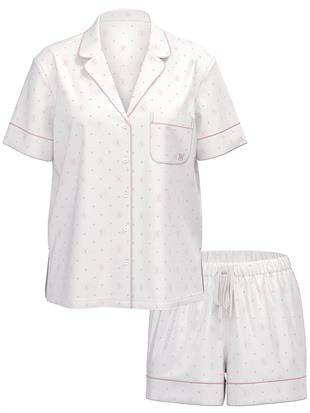 Saten Kısa Pijama Takımı
