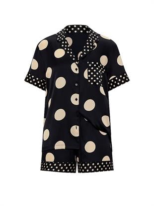 Saten Kısa Pijama Takımı