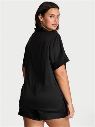 Saten Kısa Pijama Takımı