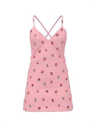 Saten Sırtı Açık Gecelik