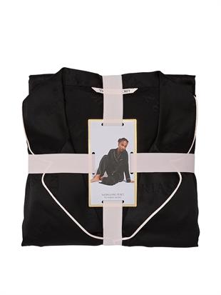 Saten Uzun Pijama Takımı