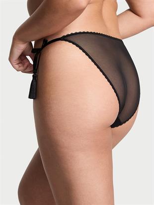 Saten Yandan Bağlamalı Cheeky Külot