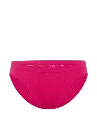 Seamless Çiçek Desenli Bikini Külot