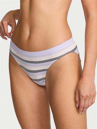 Seamless Çizgili Bikini Külotu