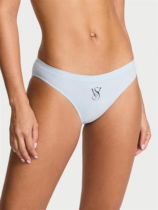 Seamless Işıltılı Logolu Bikini Külotu