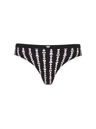Seamless Kalp Desenli Tanga