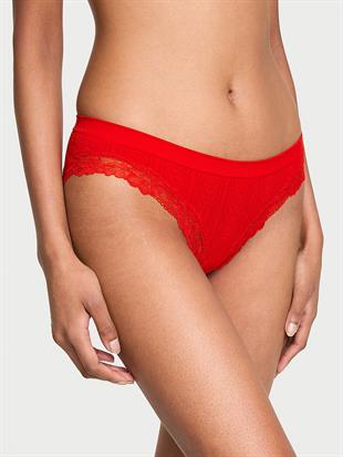 Seamless Kalpli Pointelle Bikini Külotu