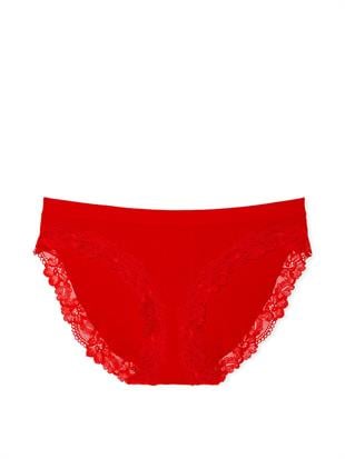 Seamless Kalpli Pointelle Bikini Külotu