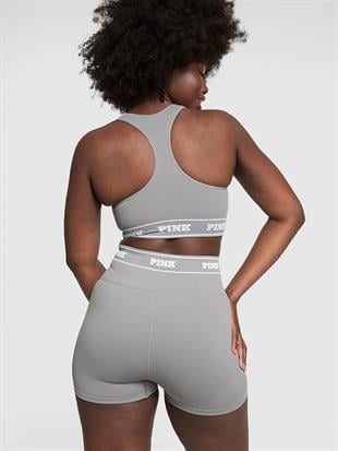 Seamless Logolu Biker Tayt