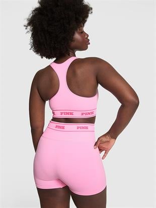 Seamless Logolu Biker Tayt