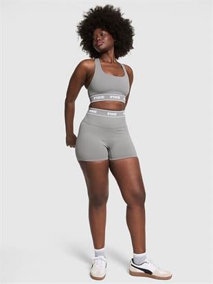 Seamless Logolu Biker Tayt