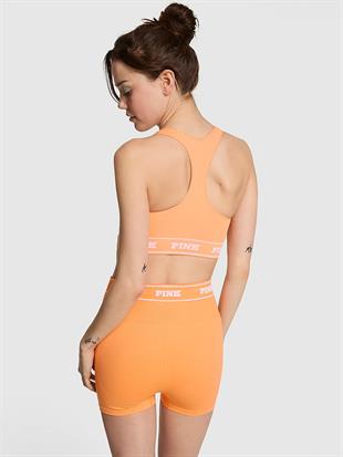 Seamless Logolu Biker Tayt