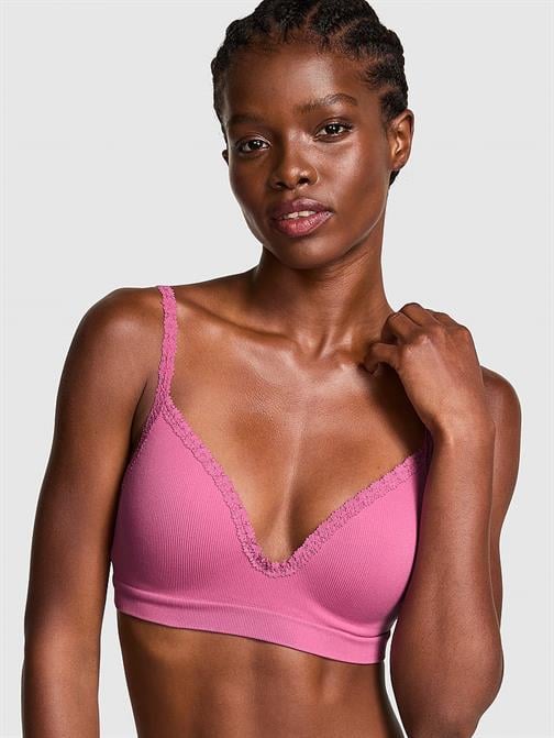Seamless Ribanalı Balensiz Push-Up Sütyen