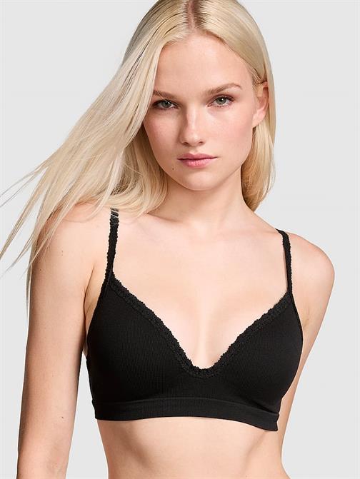 Seamless Ribanalı Balensiz Push-Up Sütyen