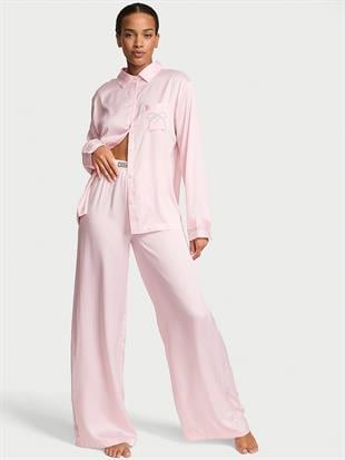 Signature Işıltılı Uzun Pijama Takımı