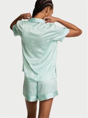 Signature Saten Kısa Pijama Takımı