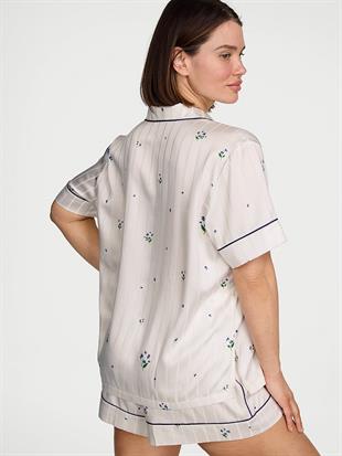 Signature Saten Kısa Pijama Takımı