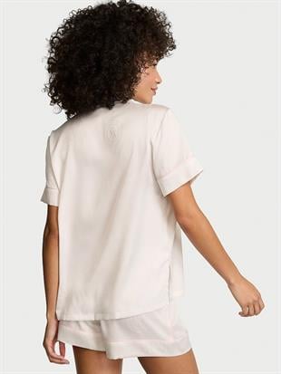 Signature Saten Kısa Pijama Takımı
