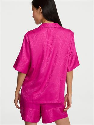Signature Saten Kısa Pijama Takımı