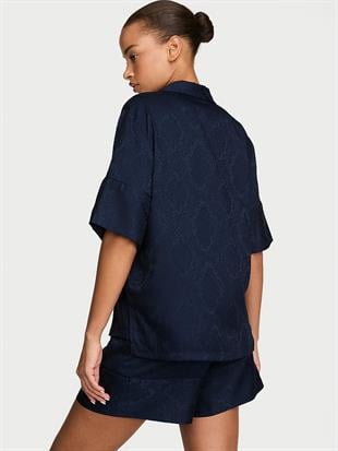 Signature Saten Kısa Pijama Takımı