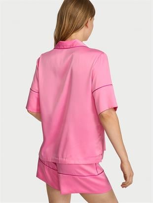 Signature Saten Kısa Pijama Takımı