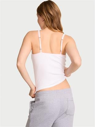 Şık Pamuklu Fitilli Askılı Atlet