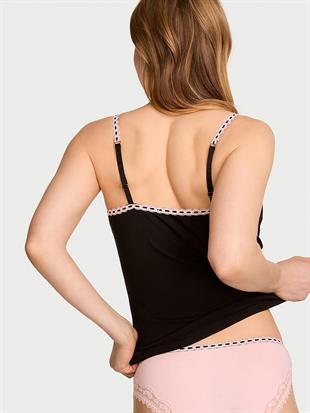 Şık Pamuklu Fitilli Askılı Atlet