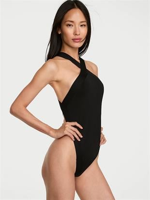 Sırtı Açık Askılı Bodysuit