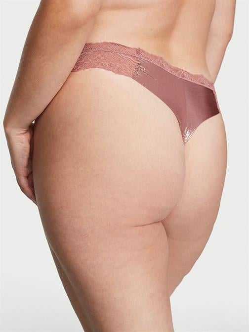 Smooth Dantelli Işıltılı Tanga