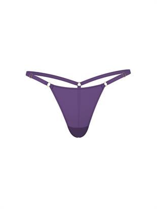 Smooth High-Leg Adjustable V-String Panty