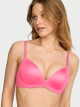 So Obsessed Işıltılı Askılı Balensiz Push-Up Sütyen