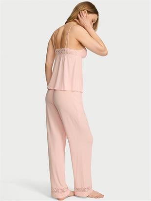 SoSoft™ Dantelli Askılı Bluz ve Pijama Altı