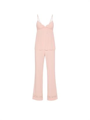 SoSoft™ Dantelli Askılı Bluz ve Pijama Altı