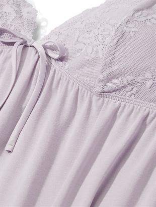 SoSoft™ Modal Dantelli Askılı Bluz ve Pijama Altı