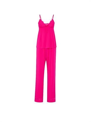 SoSoft™ Modal Dantelli Askılı Bluz ve Pijama Altı