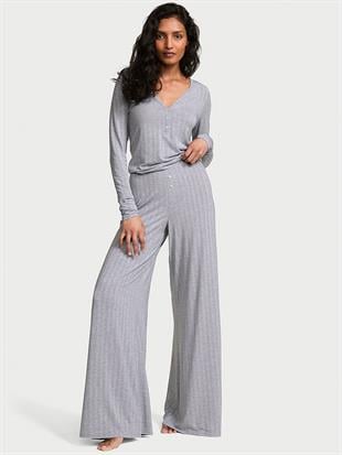 SoSoft™ Ultra İnce Henley Üst ve Alt Takım