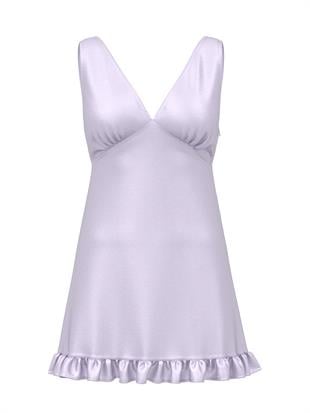 Summer Fling Saten Fırfırlı Elbise