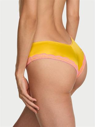 Tease Dantel Detaylı Saten Cheeky Külot